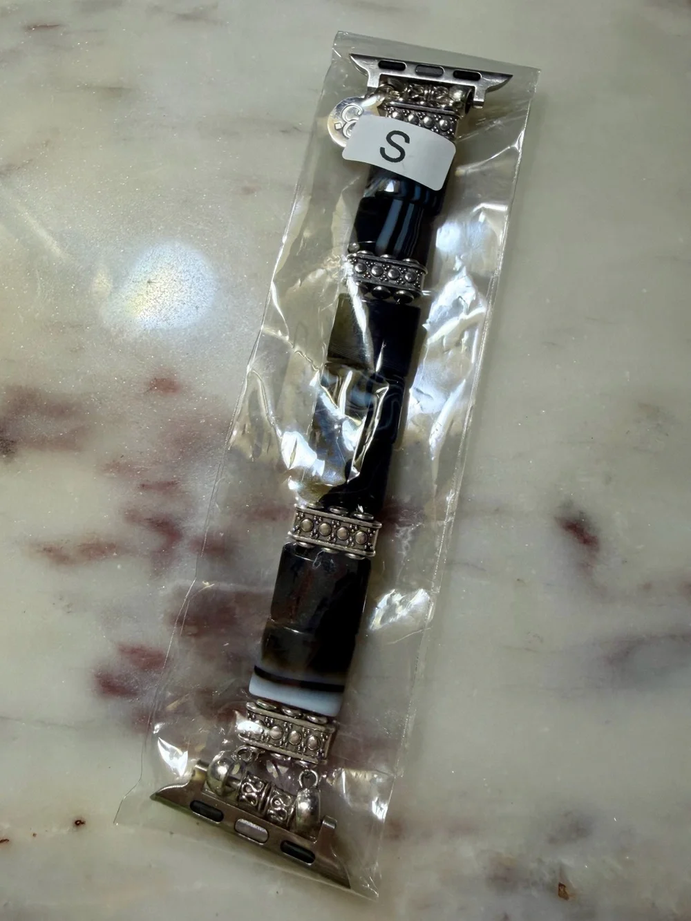 NWT Cape Diablo Bohemian Noir Stretch Apple Watch Strap